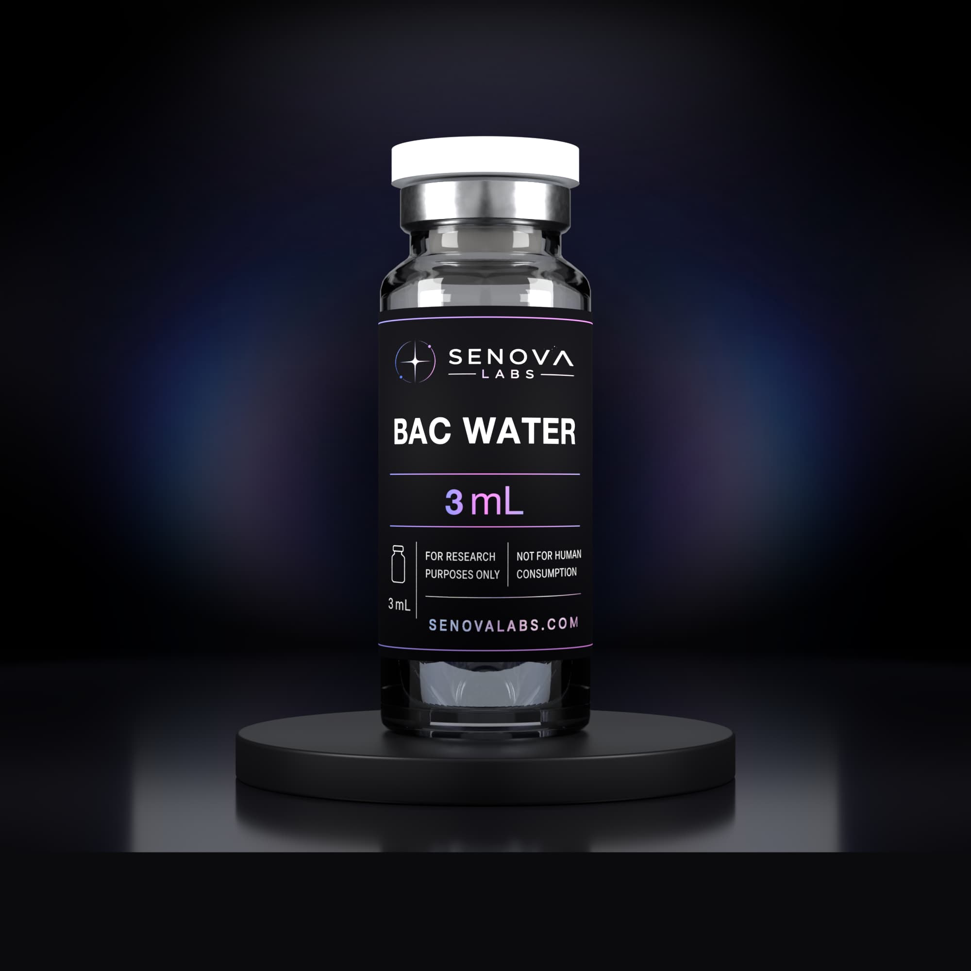 BAC Water 3 ml — pojedyncza fiolka